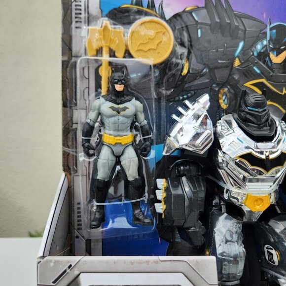 NEW DC Comics Metal Force Batman Action Figure 6" Toy Armor Suit Superhero Inclu - Picture 8 of 16